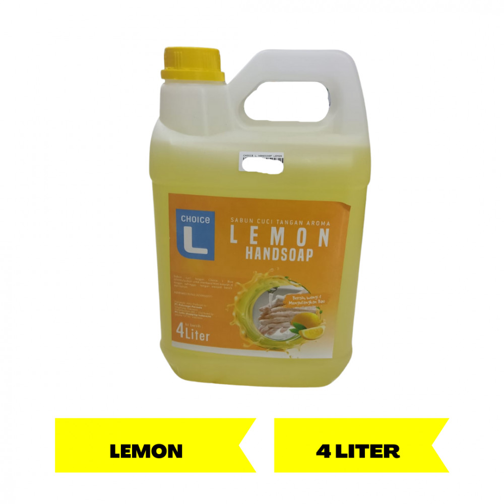 CHOICE L HANDSOAP LEMON GLN 4L