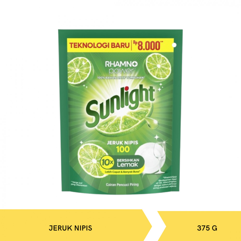 SUNLIGHT JERUK NIPIS POUCH 375G X 24