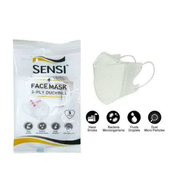 SENSI FACE MASK 3PLY DUCKBILL 3`S