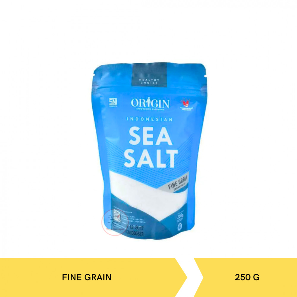 ORIGIN SEA SALT FINE GRAIN HALUS 250G X 36
