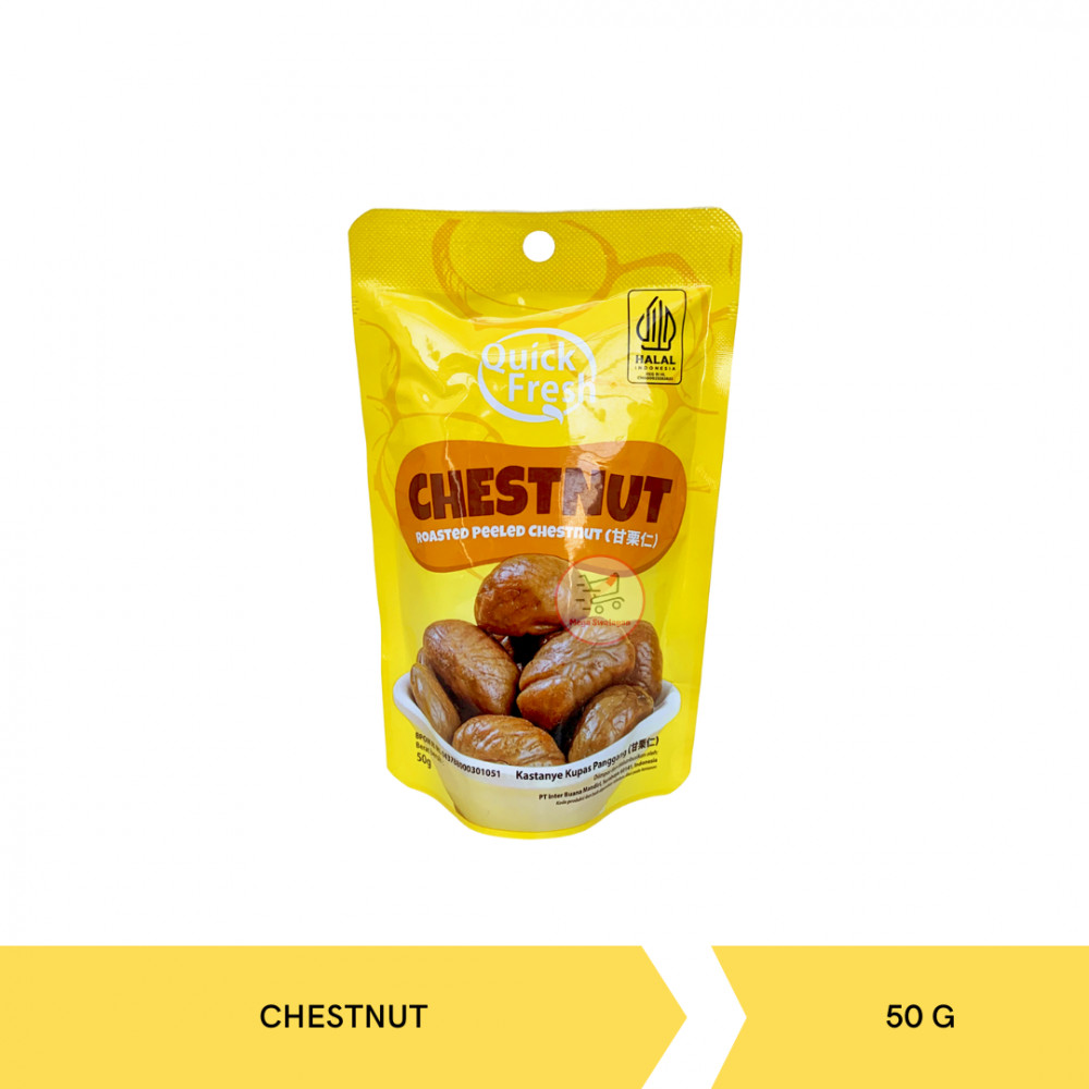 QUICK FRESH ROASTED PEELED CHESTNUT 50GX36