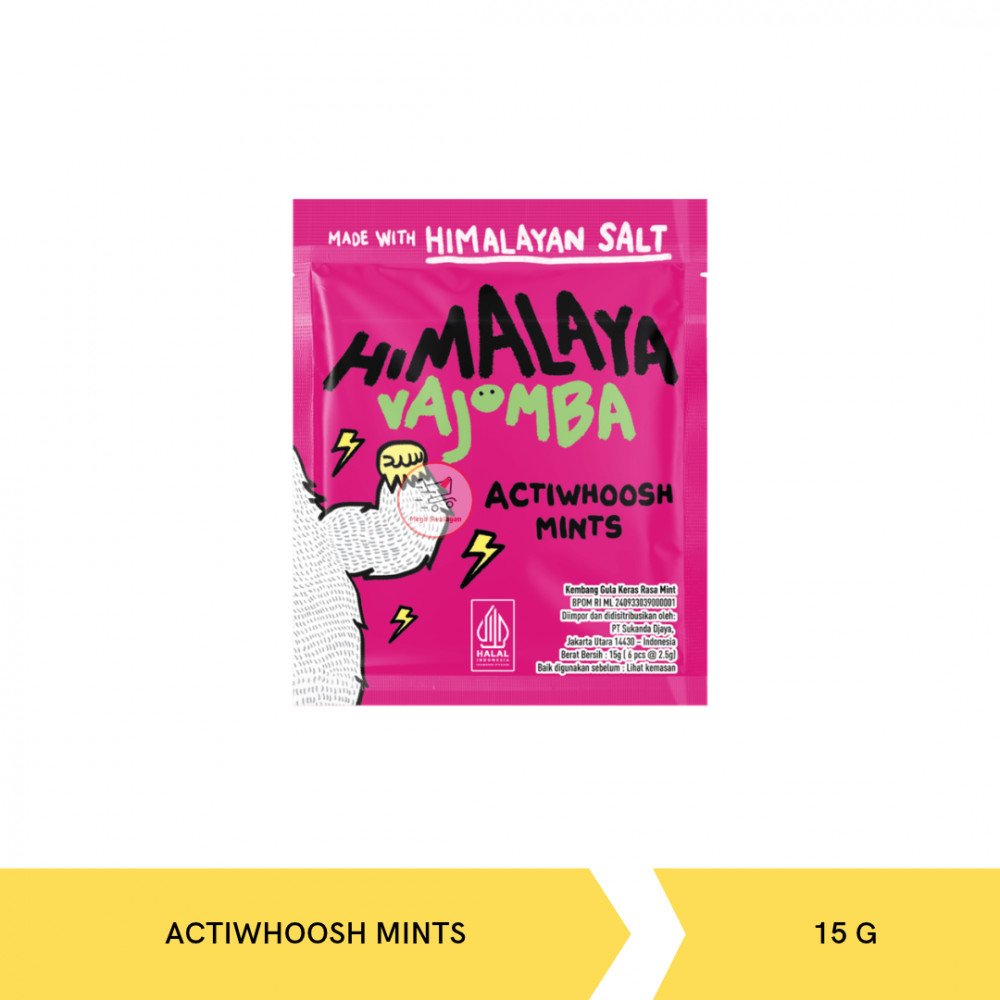 HIMALAYA VAJOMBA CANDY ACTIWHOOSH MINTS 15GX12