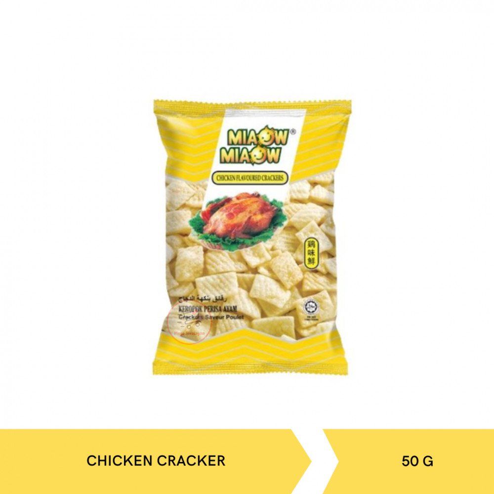 MIAOW-MIAOW CHICKEN CRACKER 50GX15