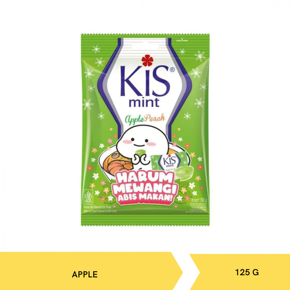 KIS CANDY APPLE PEACH 125G X 24