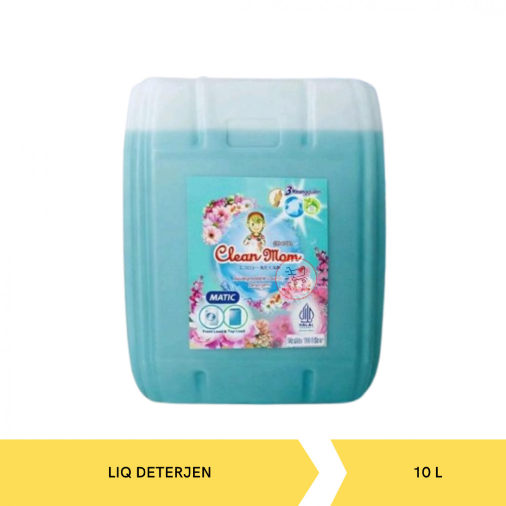 CLEAN MOM LAUNDRY LIQ DET 10L