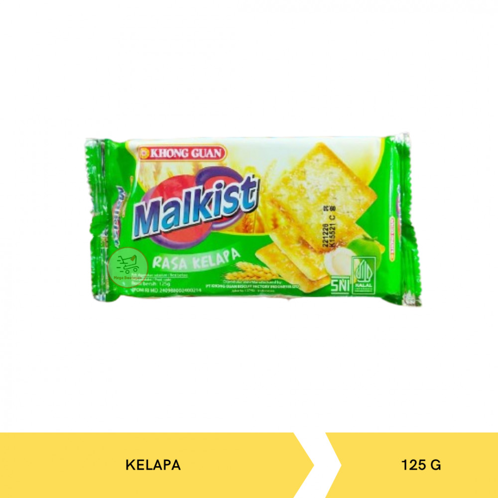 KHONGGUAN MALKIST KELAPA 125G X 20