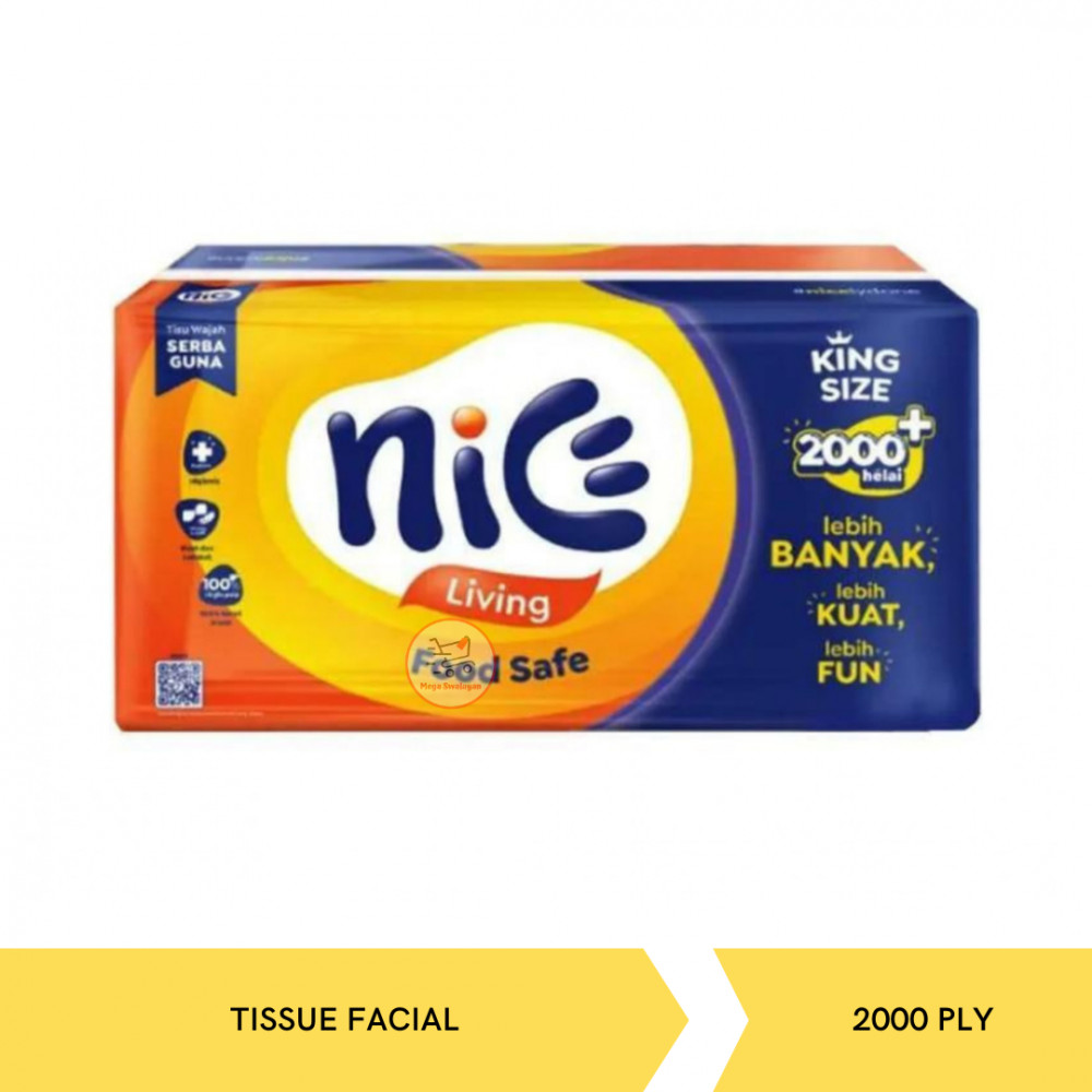 NICE TISSUE FACIAL 2000PLY X 20