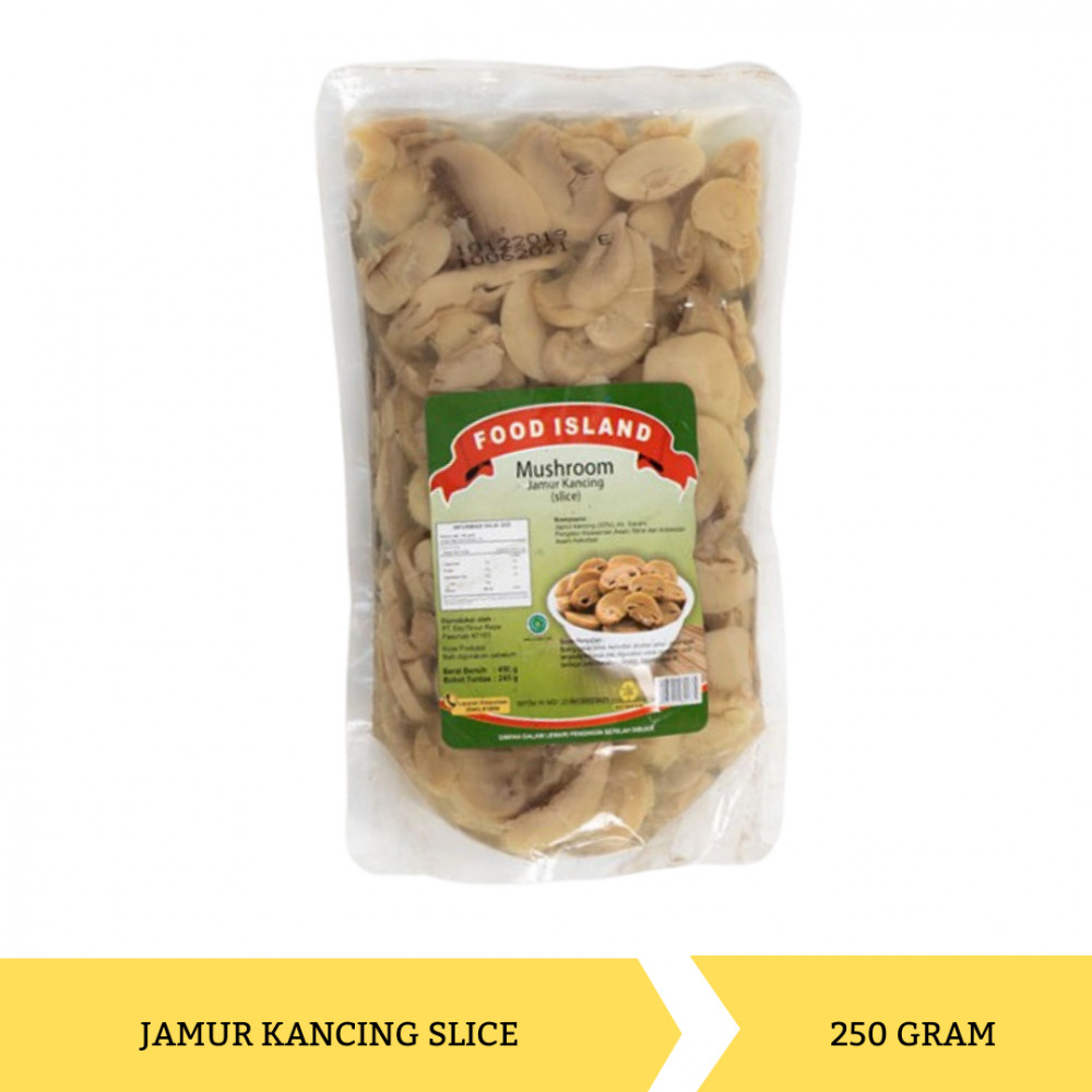 FOOD ISLAND JAMUR SLICE 250G X24
