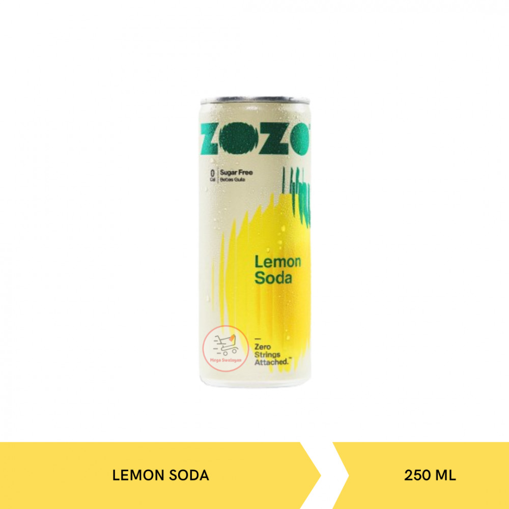 ZOZO LEMON SODA TIN 250ML X 24