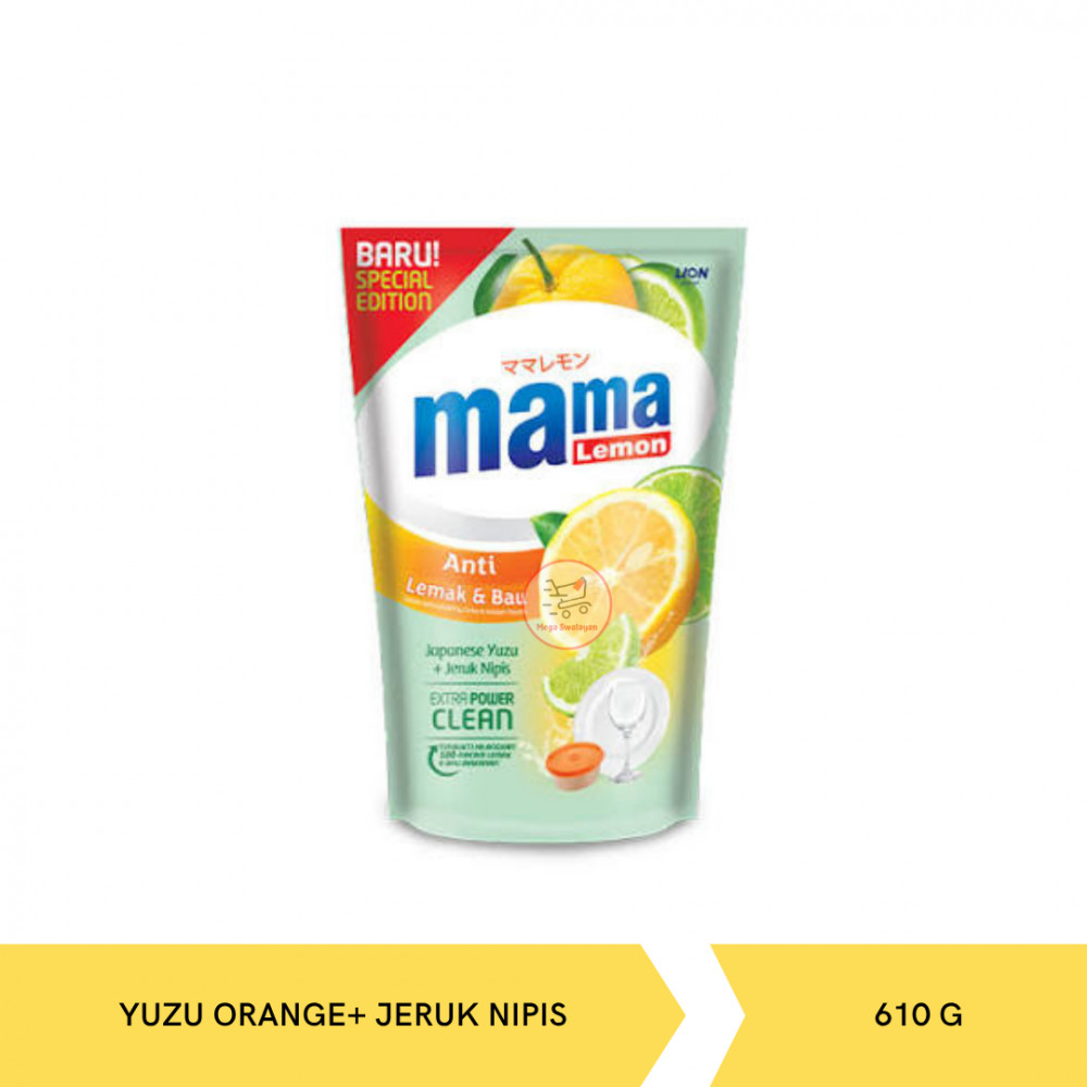 MAMA LEMON YUZU ORANGE+ JERUK NIPIS 610G X 12