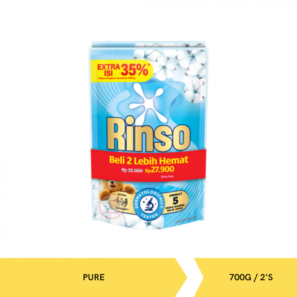 RINSO AN LIQ PURE BANDED 700G/2`S X 6