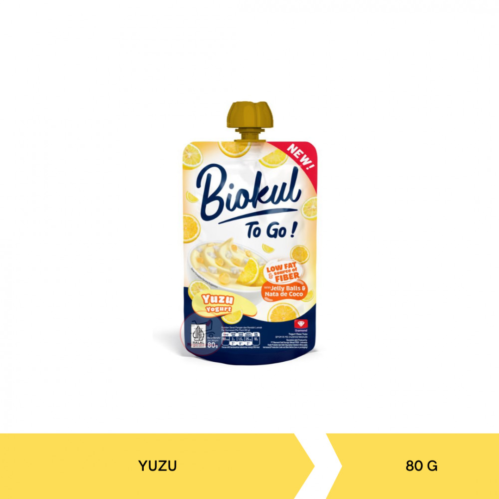BIOKUL TO GO YOGURT YUZU 80G X 12
