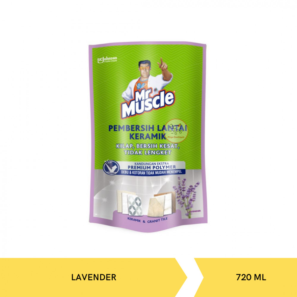 MR MUSCLE FLOOR KERAMIK LAVENDER POUCH 720ML