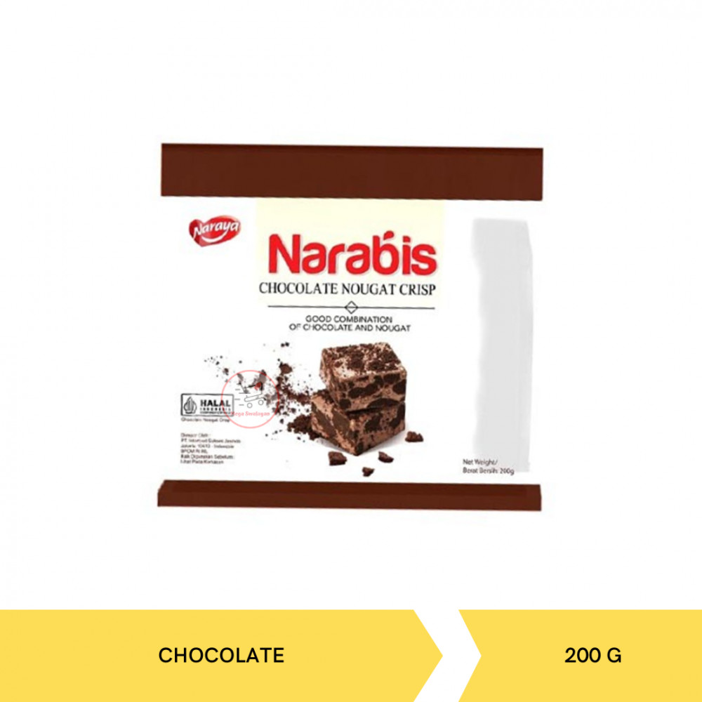 NARABIS CHOCO NOUGAT CRISP 200G X 24