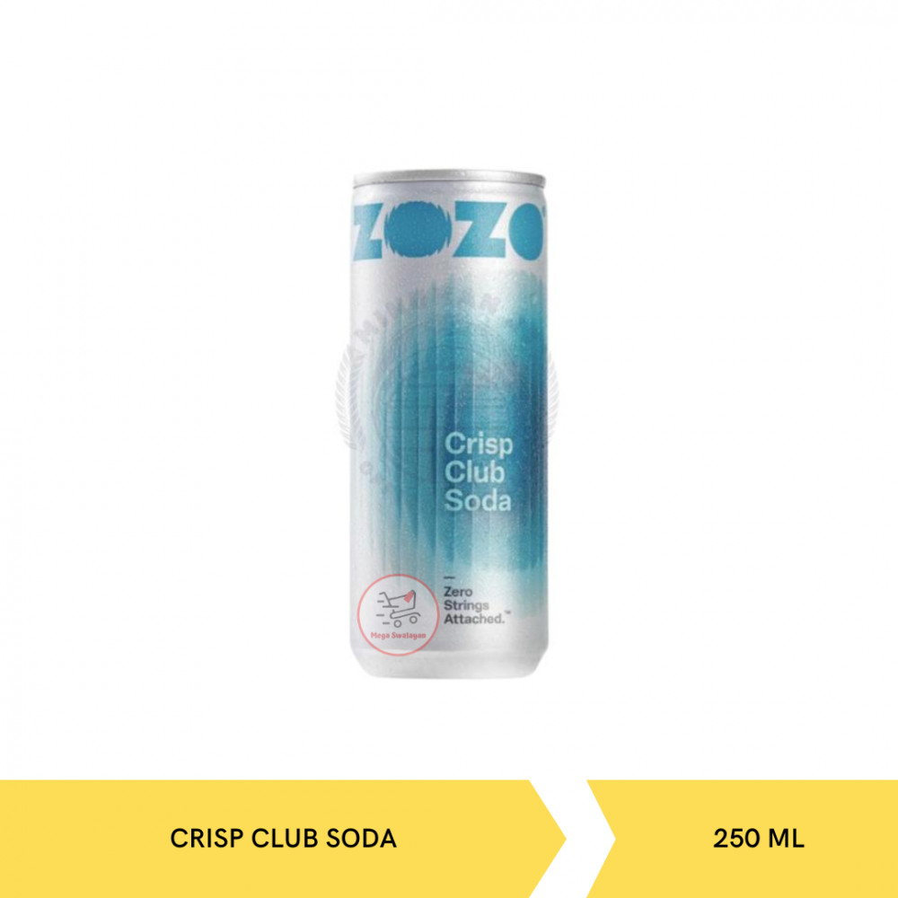 ZOZO CRISP CLUB SODA TIN 250ML X 24