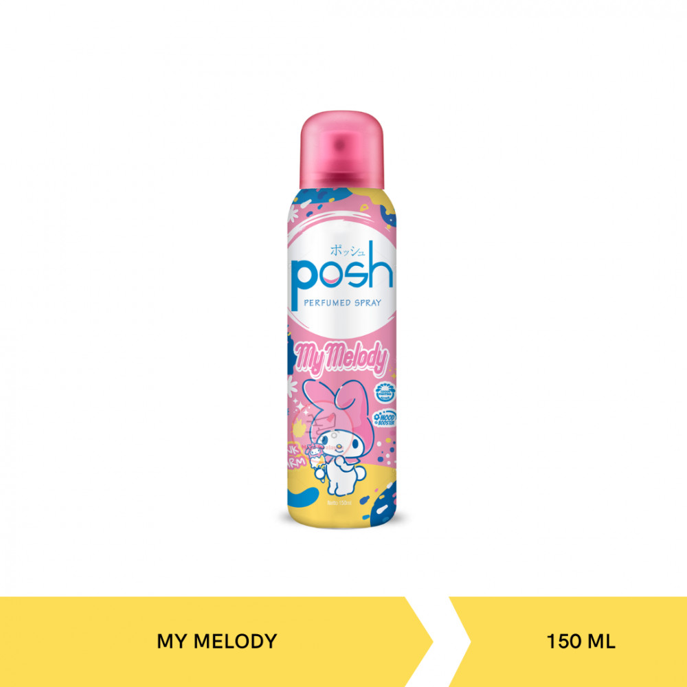 POSH BODYSPRAY MY MELODY PINK CHARM 150ML X 12
