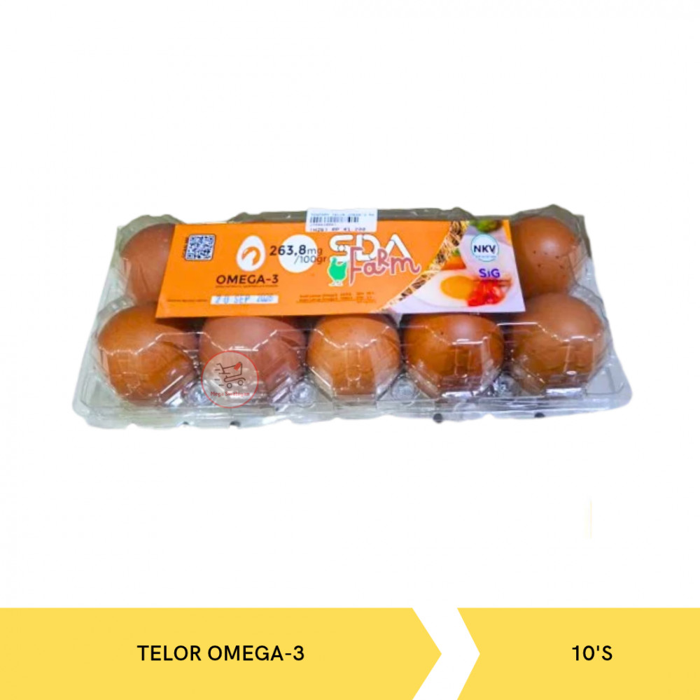 SDAFARM TELUR OMEGA-3 PACK 10`S