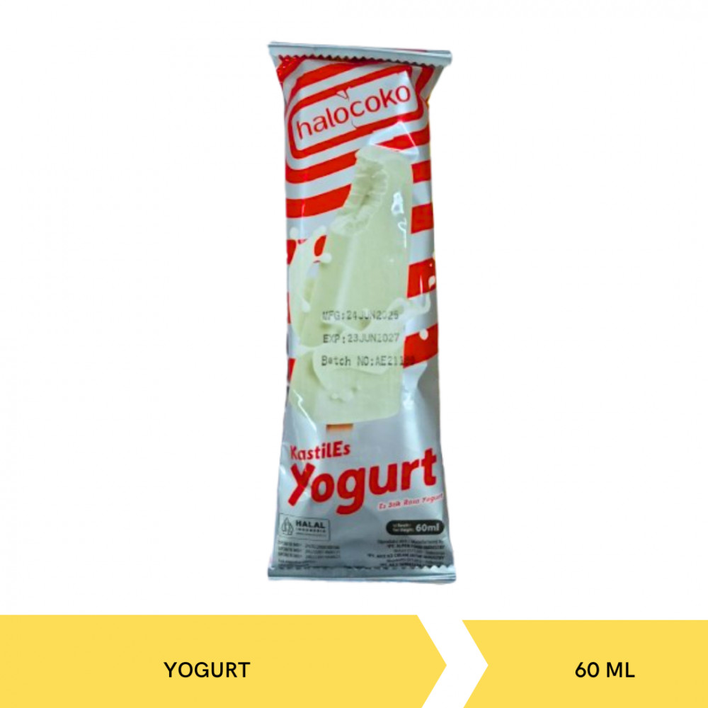 HALOCOKO ICE CREAM KASTILES YOGURT 60MLX 50