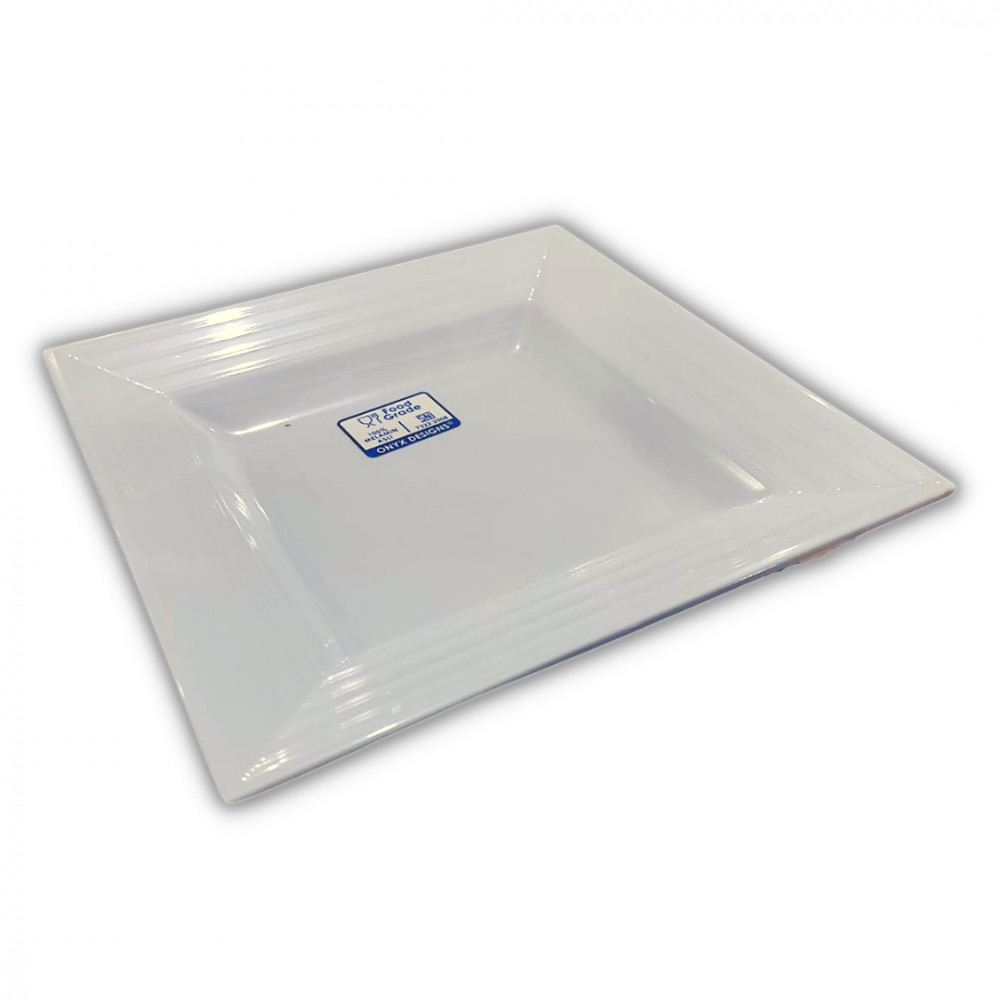 ONYX CFD09AA-9 CENTRIS SQUARE PLATE WHITE