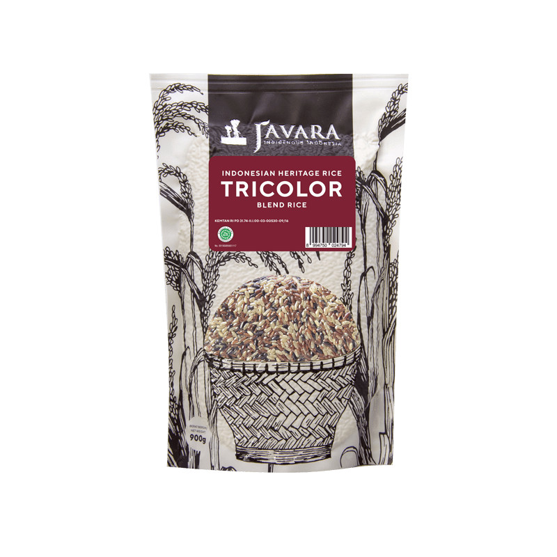 Mega Swalayan - JAVARA ORGANIC TRICOLOR BLEND RICE 900G X 6