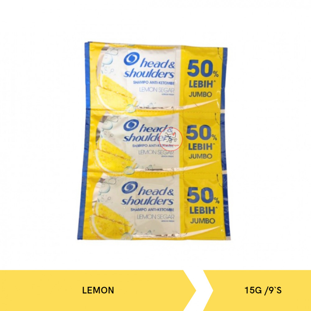 HEAD&SHOULDERS SHP LEMON BANDED 15G /9`S
