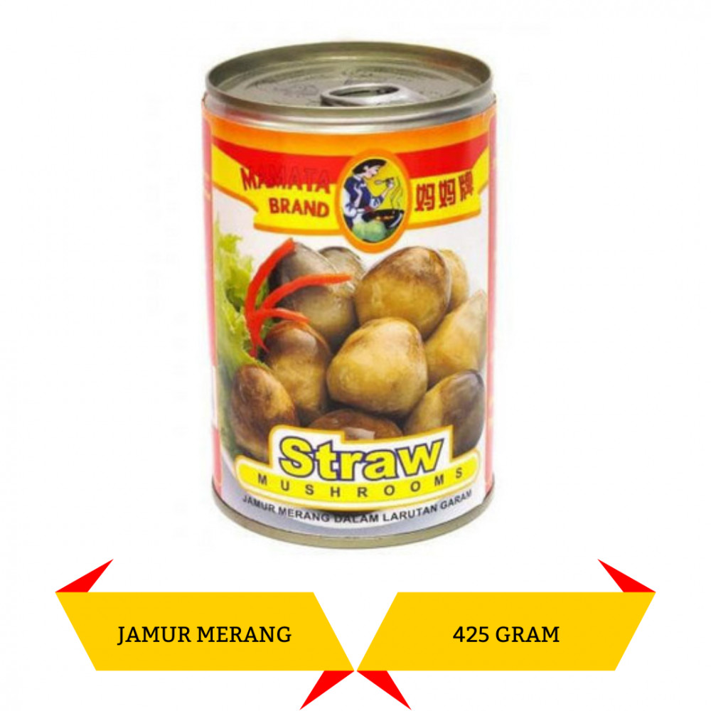MAMATA STRAW MUSHROOMS 425G X 24-