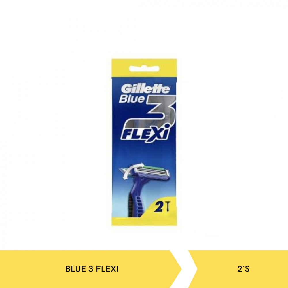 GILLETTE BLUE 3 FLEXI 2`S