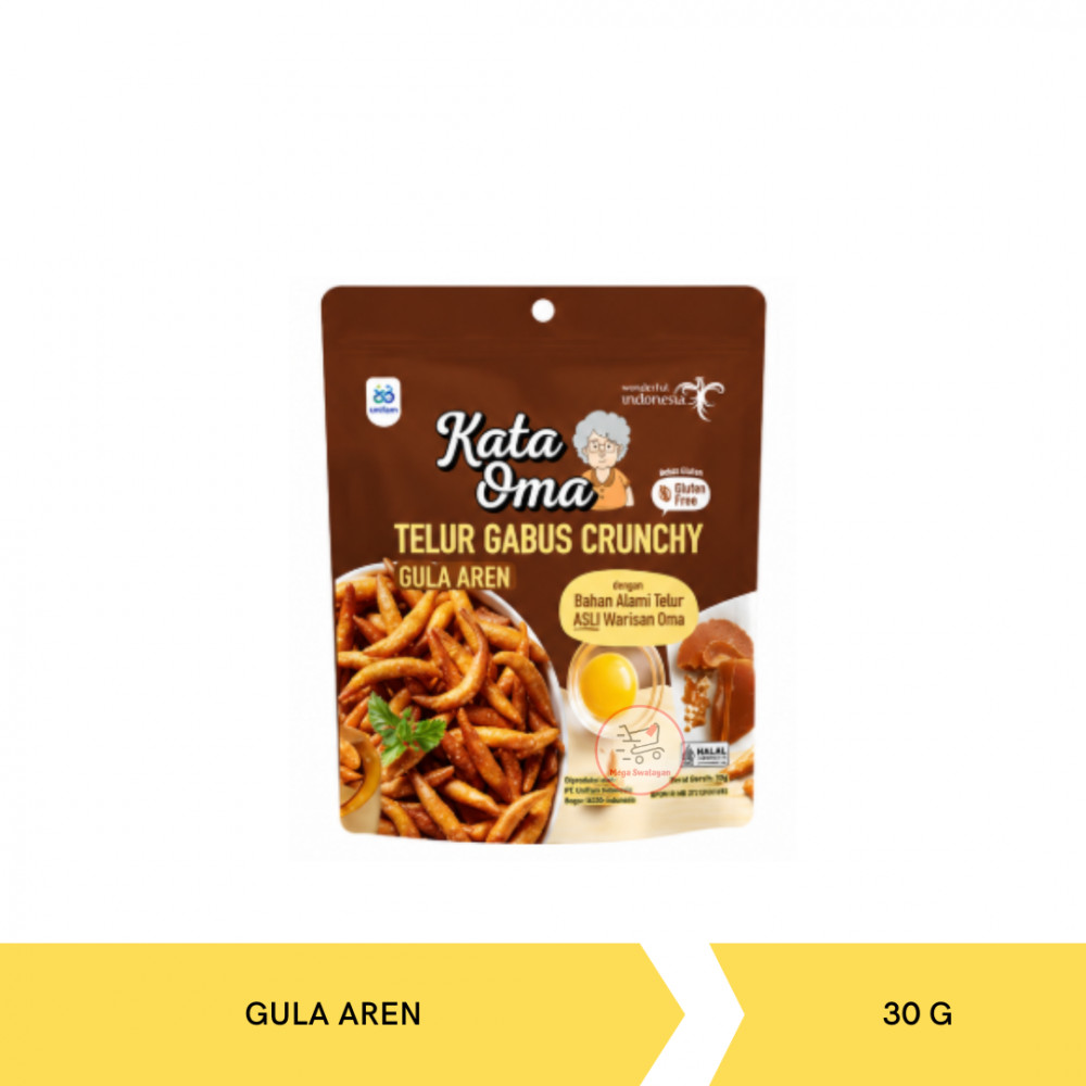 KATA OMA TELUR GABUS GULA AREN 30G X 60