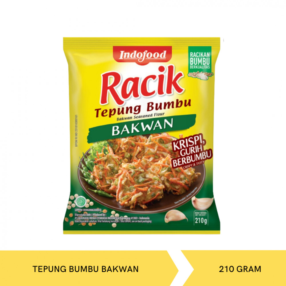 INDOFOOD RACIK TEPUNG BUMBU BAKWAN 210G X 24