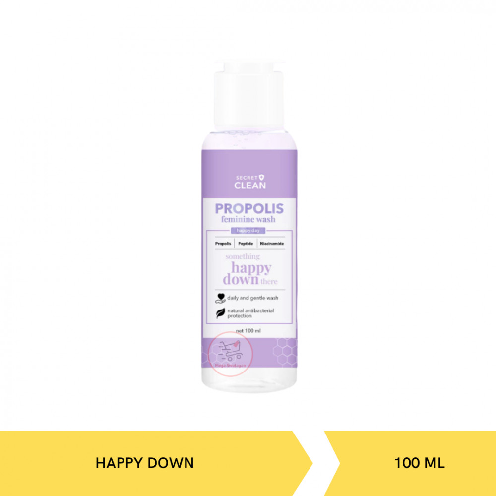 SECRET CLEAN FEMININE WASH HAPPY DOWN 100ML