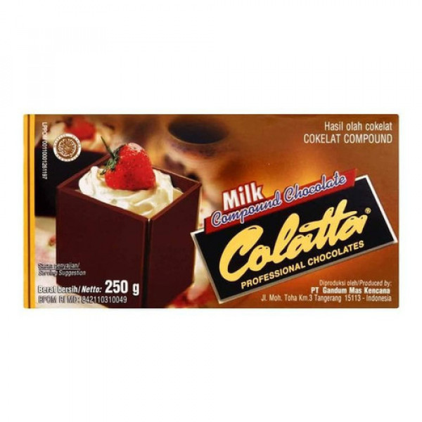 COLATTA COMPOUND MILK CHOCOLATE 250GR