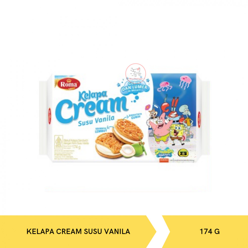 ROMA BISCUIT KELAPA CREAM SUSU VNL 174GX28