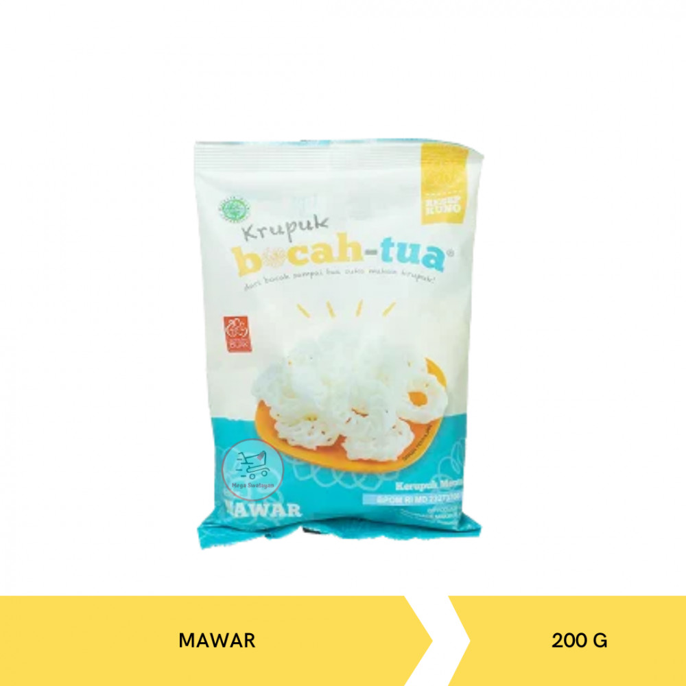 BOCAH TUA KRUPUK MAWAR 200G X 24
