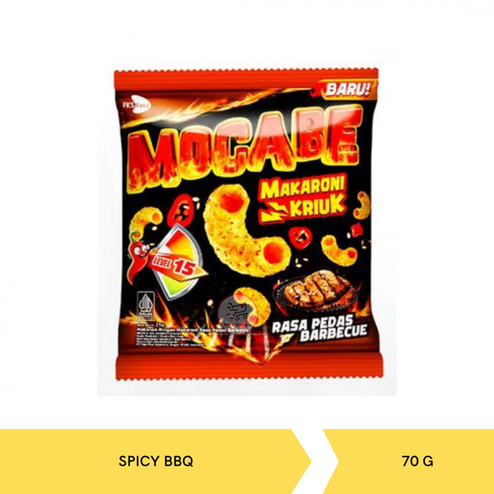 MOCABE MAKARONI SPICY BBQ 70G X 30