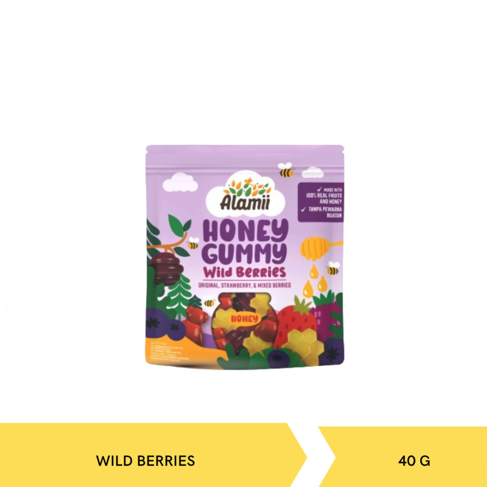 ALAMII HONEY GUMMY WILD BERRIES 40G X 10