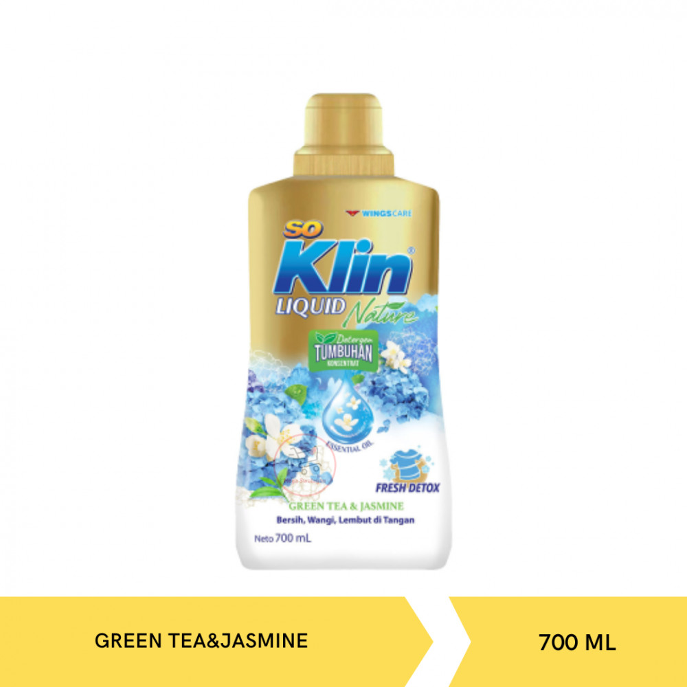 SOKLIN LIQ DET GREENTEA&JSMIN BTL 700MLX6