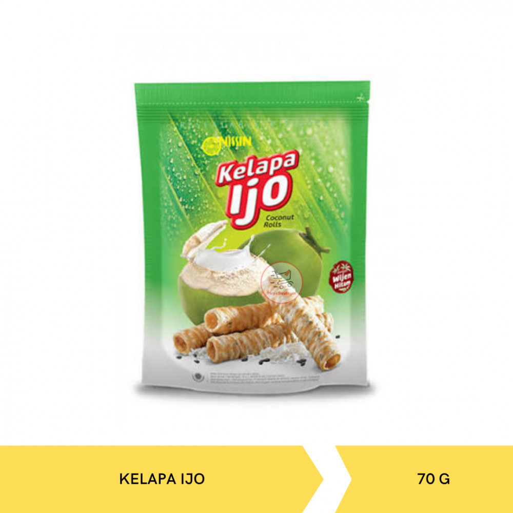 NISSIN KELAPA IJO WAFER ROLLS 70G X 24