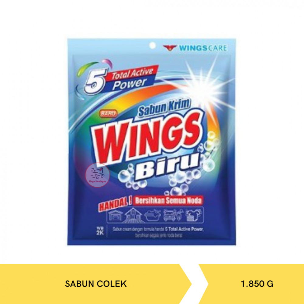 WINGS BIRU REFILL 1.850G X 5