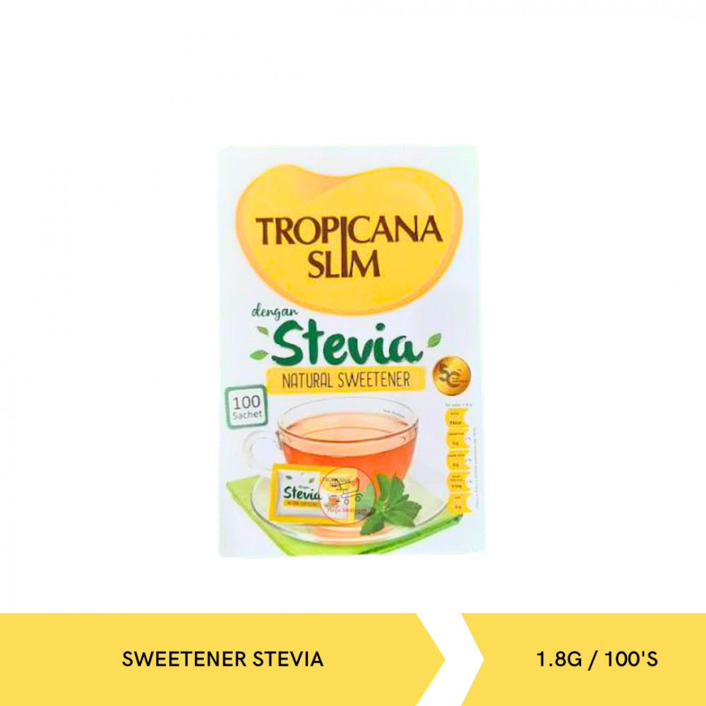 TROPICANA SWEETENER STEVIA KTK 1.8G/100`S X 12