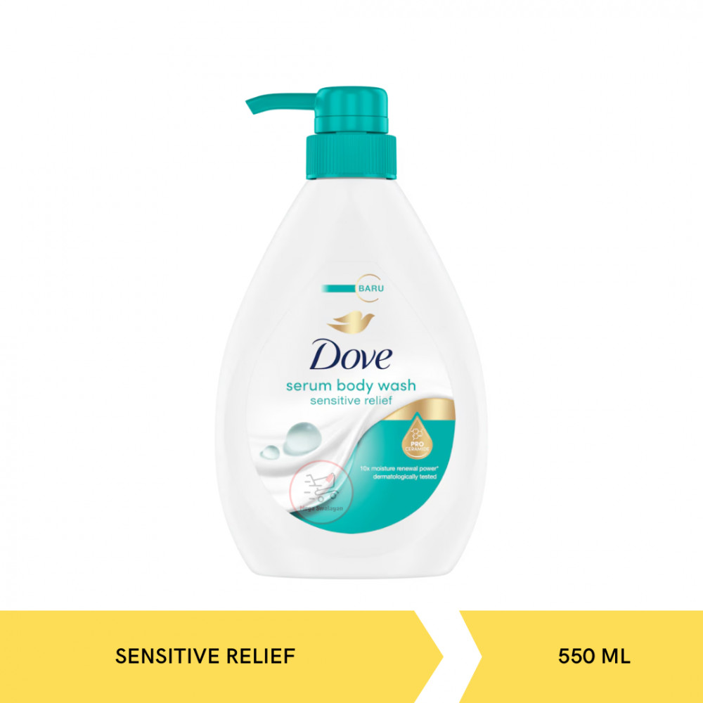 DOVE BW SENSITIVE RELIEF PUMP 550MLX12
