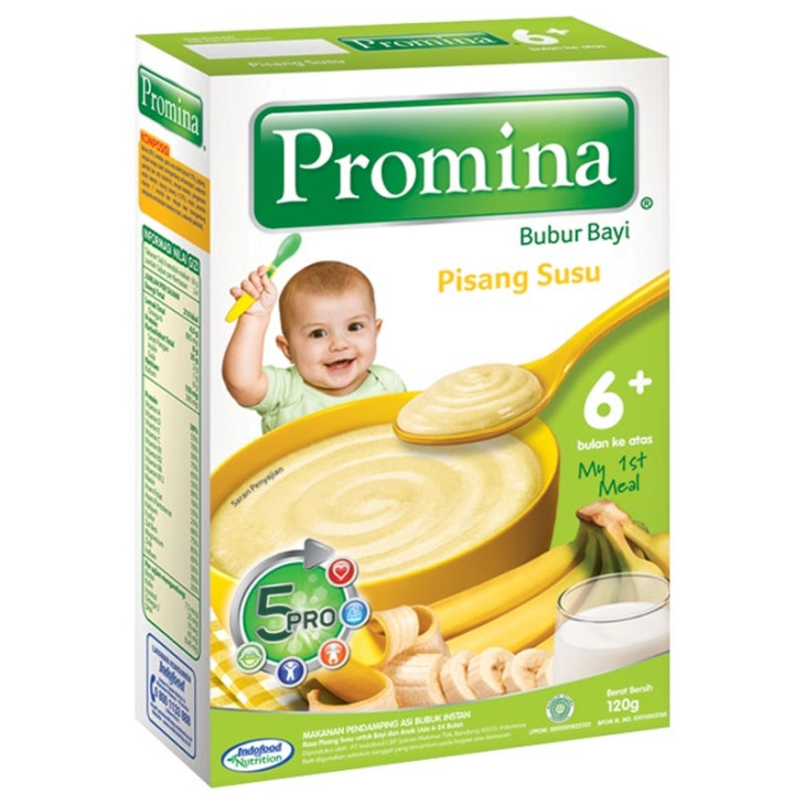 PROMINA BUBUR 6+ PISANG SUSU 120G X 24