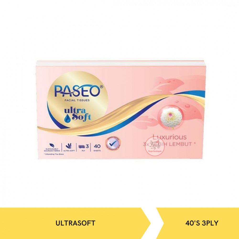 PASEO TRAVEL FACIAL ULTRASOFT 40`S 3PLY X 72
