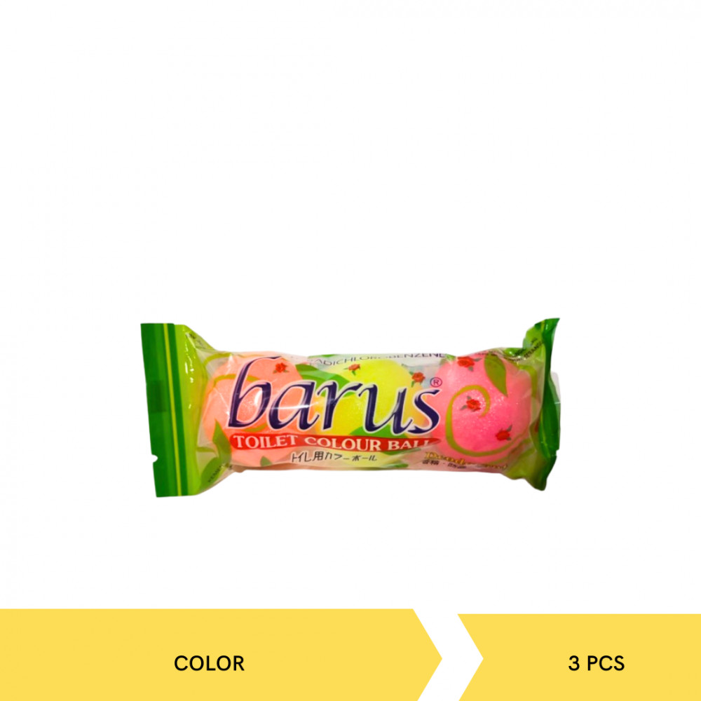 BARUS 363 TOILET COLOUR BALL 3PC X12