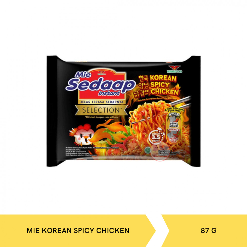 SEDAAP MIE KOREAN SPICY CHICKEN 87G X 40