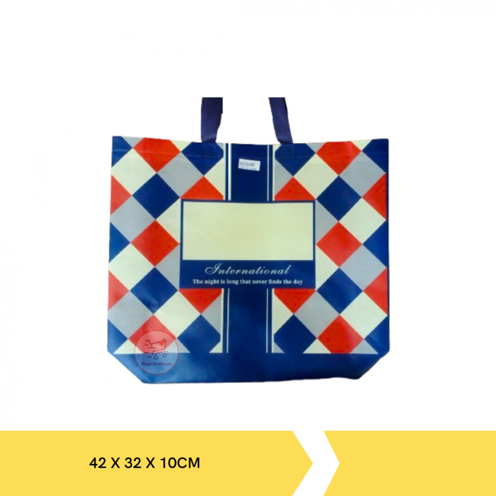 TAS BELANJA SPUNBOND MOTIF 42X32X10CM