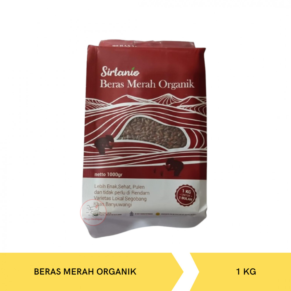SIRTANIO BERAS MERAH ORGANIK 1KGX20