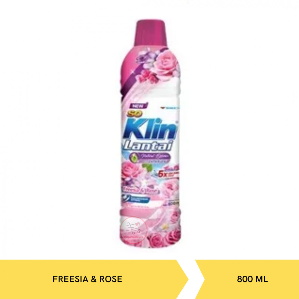 SOKLIN FLOOR FREESIA&ROSE BTL 800ML X 6