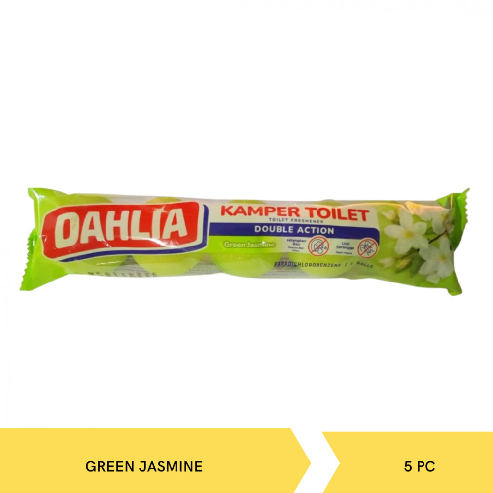 DAHLIA K31 TOILET BALL/5PC GREEN JASMINE 200G