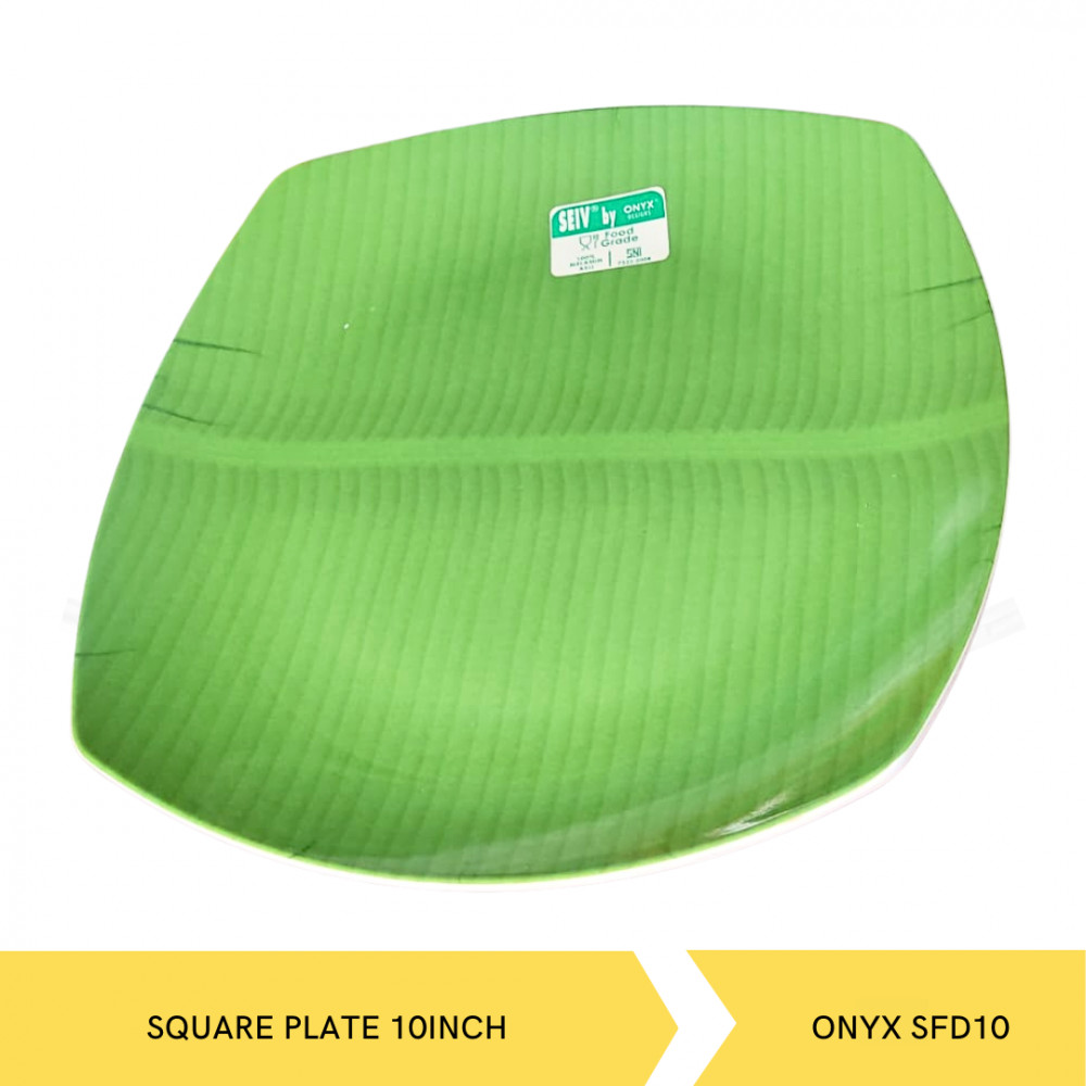 ONYX SFD10 SQUARE PLATE 10INCH