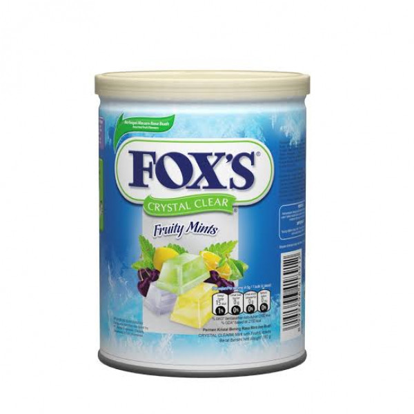 FOXS CANDY 180G FRUITY MINT TIN X 12